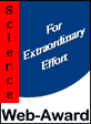 Science Web Award for Extraordinary Effort icon
