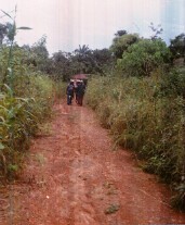 On the way to the Cave Temple Complex of Chukwu and Ibin Ukpabi