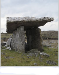 un dolmen en Irlande