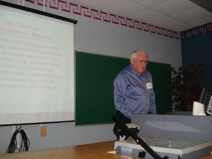 Dale Pease Presents at the 2009 Sport Psychology Forum