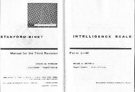 1960 Stanfor-Binet title page