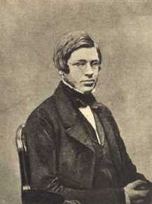 photoportrait of Alfred Russel Wallace in 1848, age 25