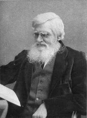 photoportrait of Alfred Russel Wallace in 1902, age 80