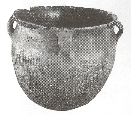 photograph of Fort Ancient pottery vessel