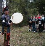 Native American drummer