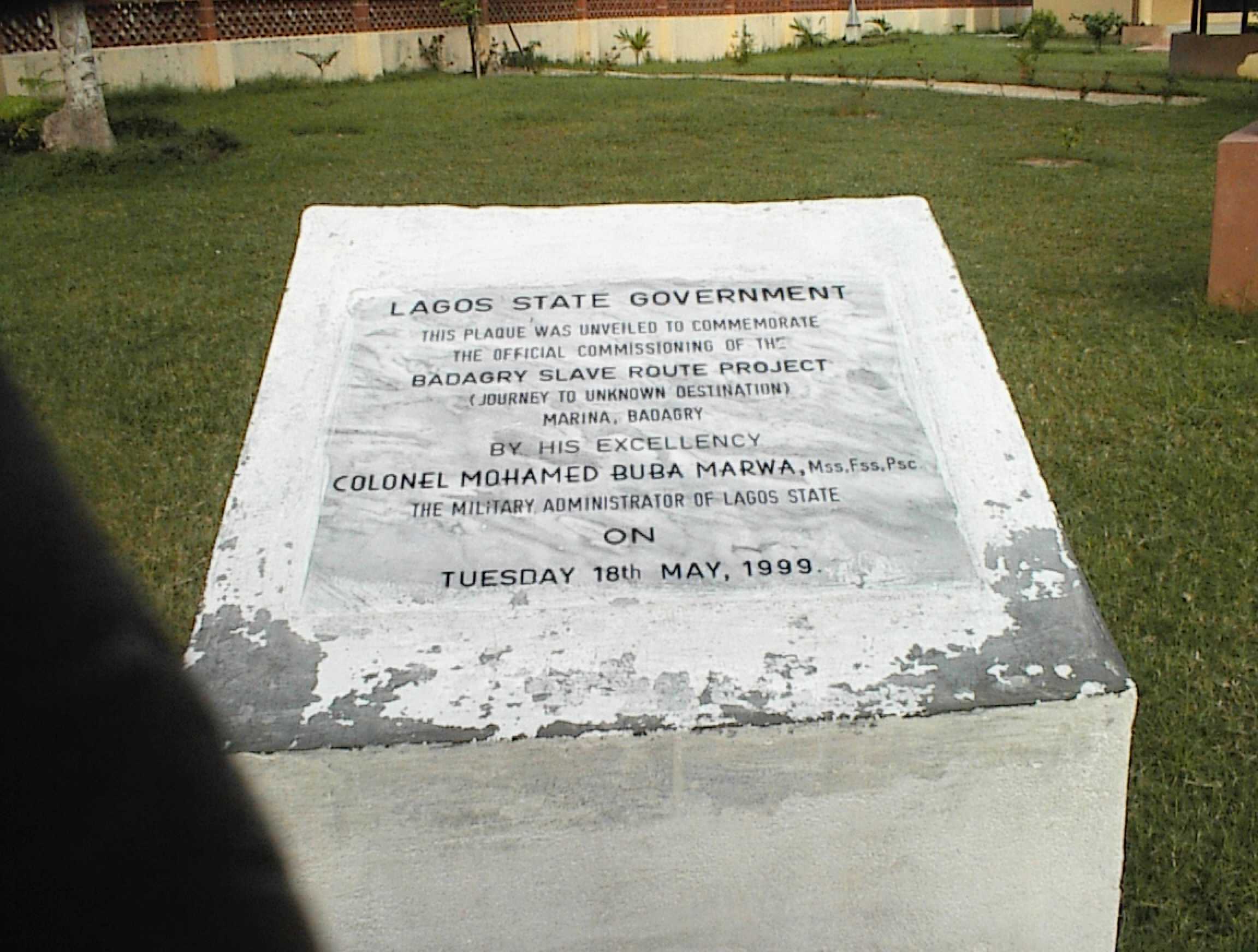 A landmark in Badagry