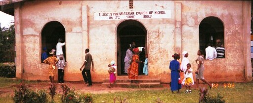 Front of St. John's Presbyterian Church, Ndume