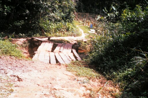 A view of the former slave trade route leading to Ozu Item