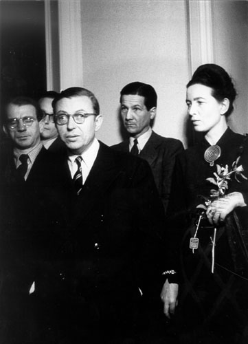 Sartre et Simone de Beauvoir